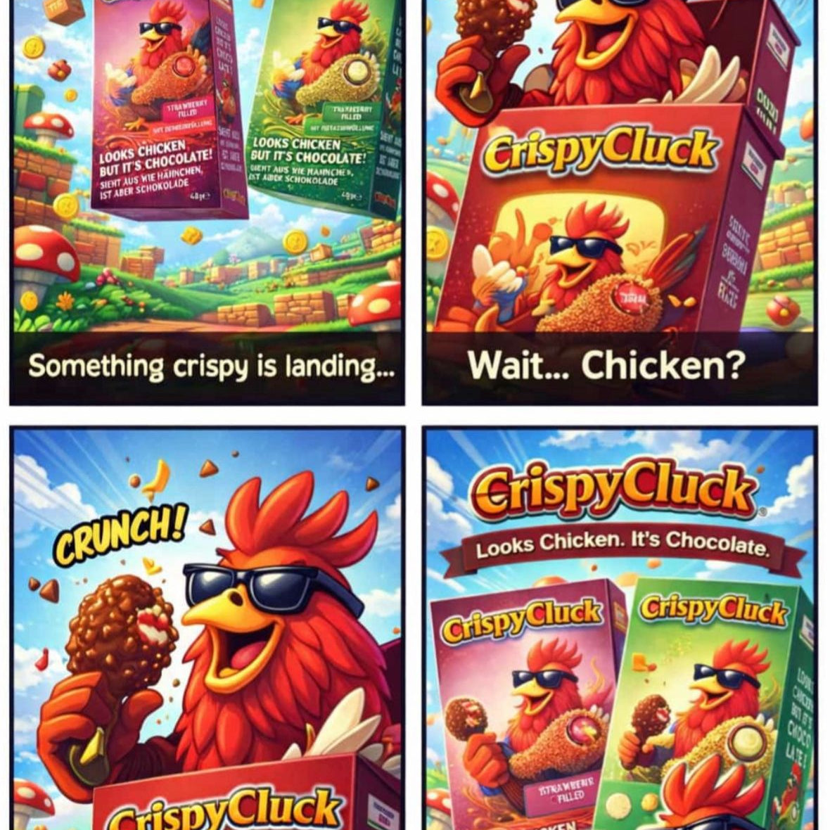 Shop Crispy Cluck Chocolate Milk Filled Gift – Realistic Chicken Shaped Chocolate -