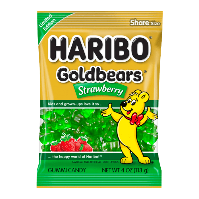 Shop Haribo Gold Bears Strawberry 4oz (113g) -