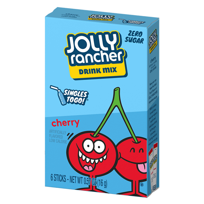Shop Jolly Rancher Singles To Go Drink Mix Cherry - 0.65oz (18.4g) -