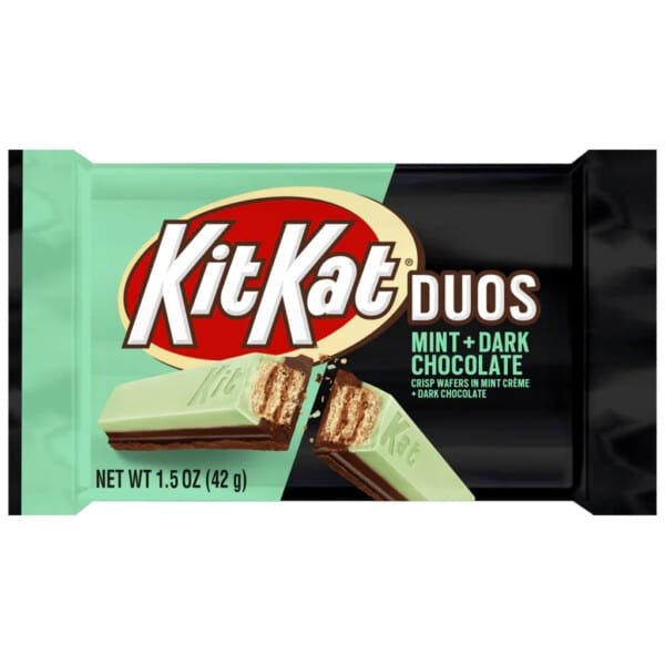 Shop Kit Kat Duos Mint & Dark Chocolate Limited Edition - 1.5oz (42g) -