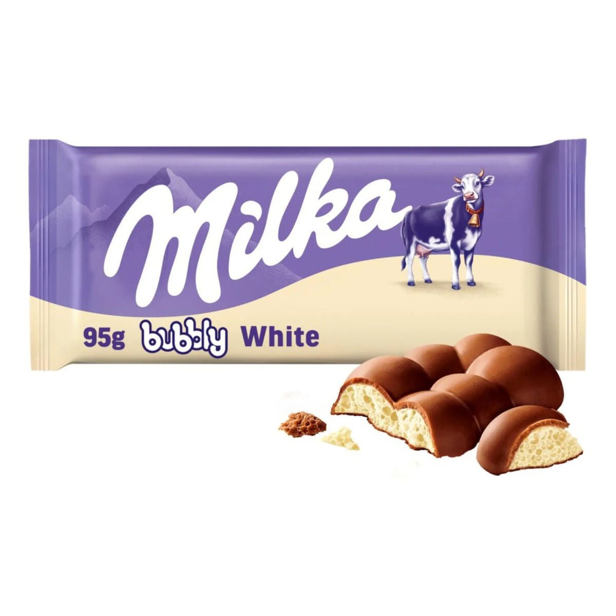 Shop Milka Bubbly White (95g) - Single