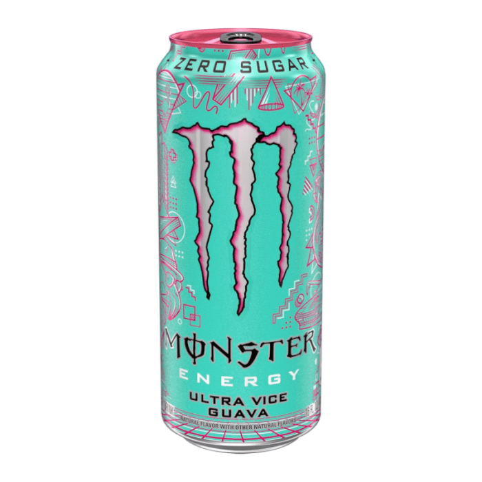 Shop Monster Ultra Vice Guava USA Zero Sugar - 16oz (473ml) - can