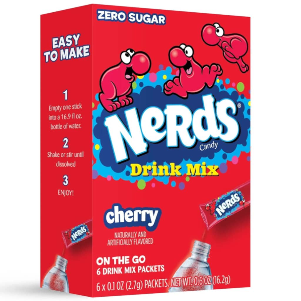 Shop Nerds Singles To Go Cherry Flavour Zero Sugar USA - 0.6oz (16.2g) - Single Pack