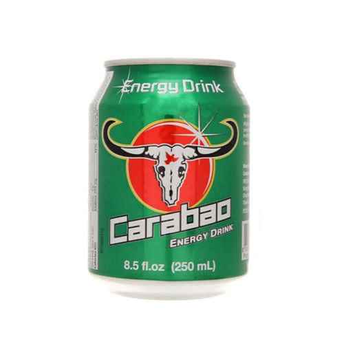 Carabao Cup Energy Drink Thailand, Thai energy drink, Carabao 250ml can, Carabao 24-pack, energy drink with taurine, caffeine energy boost, Carabao for athletes, focus and energy drink, best energy drinks, authentic Thai energy beverage.
