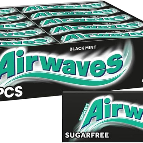 Shop Airwaves Black Mint Sugar Free Gum - Box of 30 - 