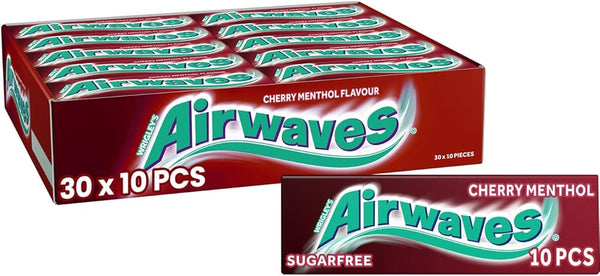 Shop Airwaves Cherry Menthol Sugar Free Gum - Box of 30 - 