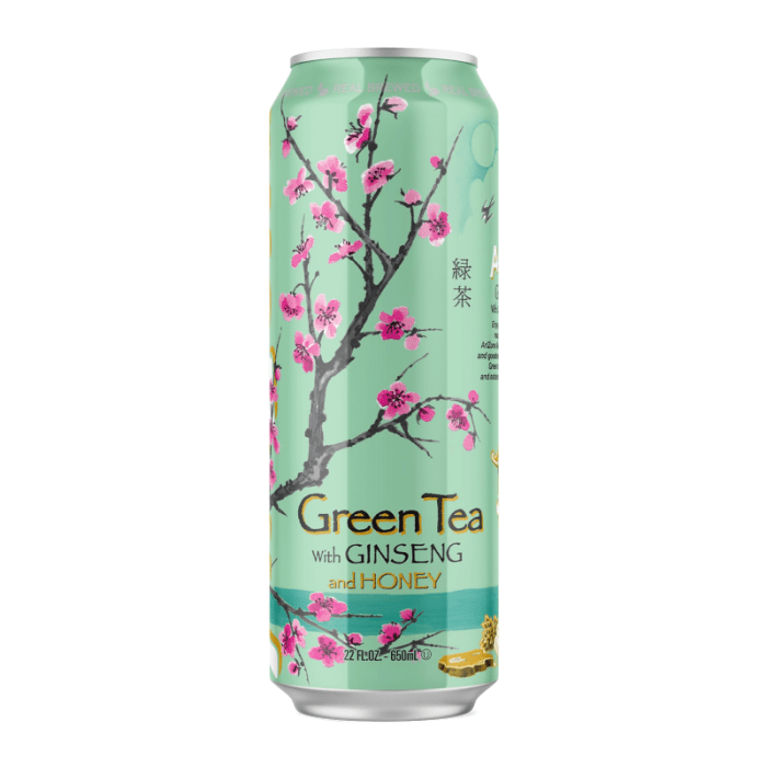 Shop Arizona Green Tea USA Cans 22fl.oz (650ml) - single - can - 3