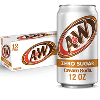 Shop A&W Cream Soda Zero Sugar 12oz (355ml) - 12 Pack