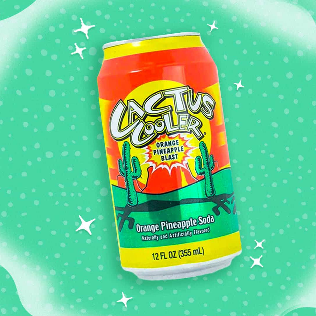 Shop Cactus Cooler Orange Pineapple Flavour Soda USA - 12fl.oz (355ml) - 12 Pack