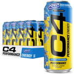 Shop Cellucor C4 Performance Energy Drink | Jolly Rancher Blue Raspberry – 16 Fl Oz (12 Pack) - 