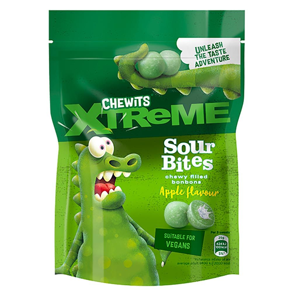 Shop Chewits Extreme Sour Bites Apple (115g) - 