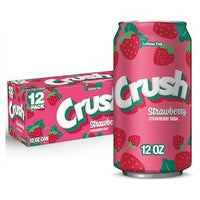 Shop Crush Strawberry Soda (355ml) - 12 Pack