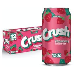 Shop Crush Strawberry Soda (355ml) - 12 Pack