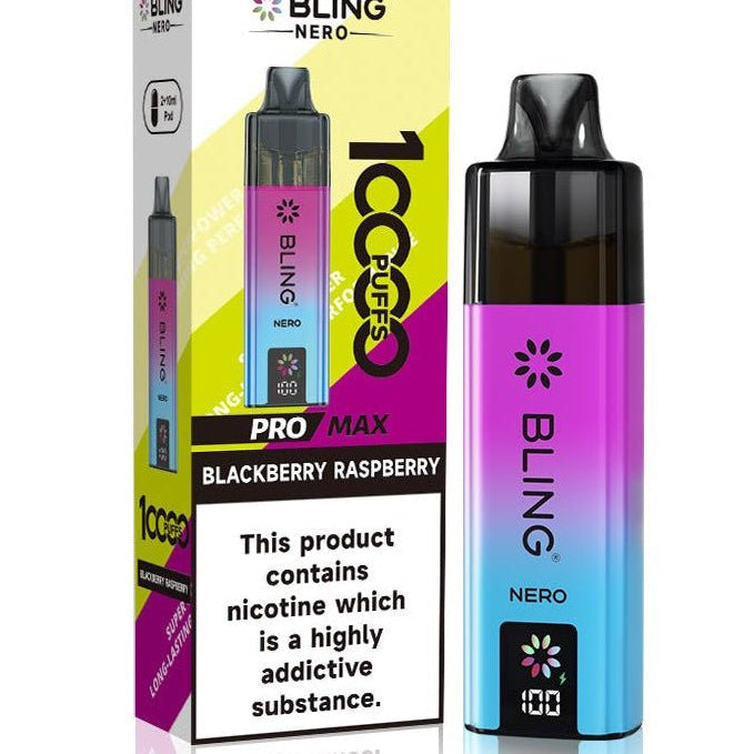 Shop Crystal Bling Nero 10k Prefilled Pod Kit - Blackberry Raspberry