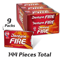 Shop Dentyne Fire Split 2 Fit Cinnamon (16 Pieces) - Box of 9