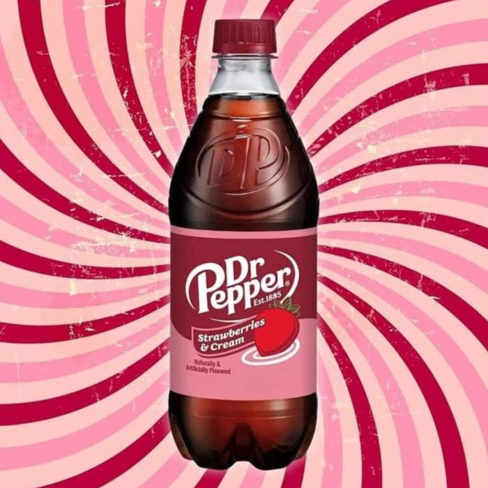 Shop Dr Pepper Strawberries & Cream USA Bottle - 20oz (591ml) - Single Bottle