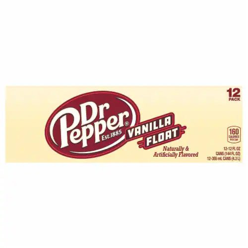Shop Dr Pepper Vanilla Float - 12fl.oz (355ml) - 12 Pack