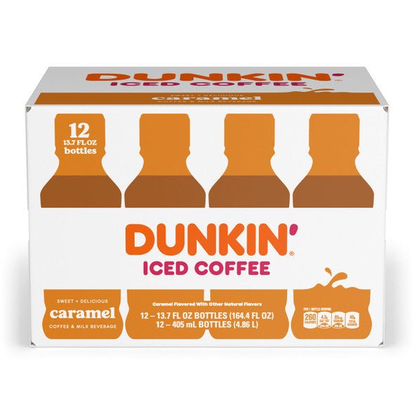 Shop Dunkin Donuts Original Iced Coffee - 13.7fl/oz (405ml) - 12 Pack