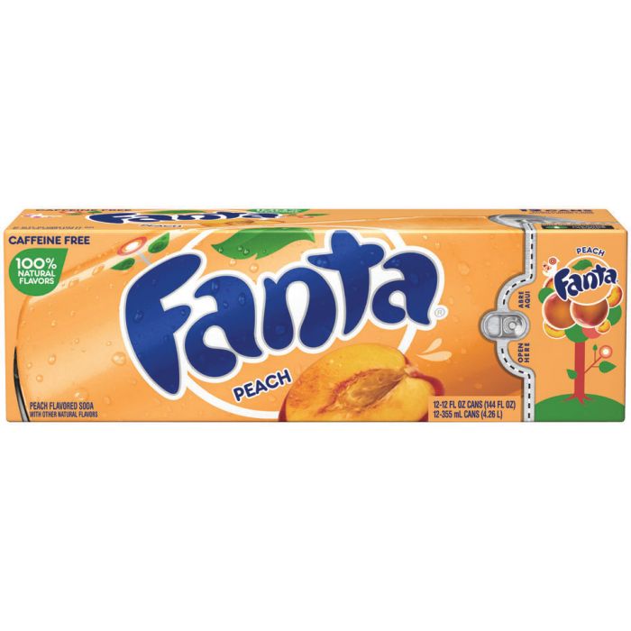 Shop Fanta Peach - 12oz (355ml) - 12 Pack