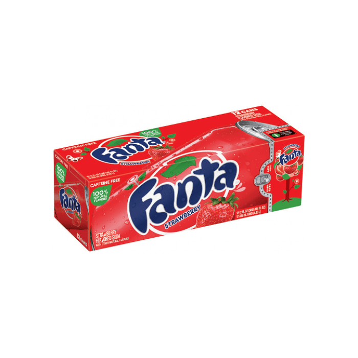 Shop Fanta Strawberry - 12 fl. oz (355 ml) - 12 Pack