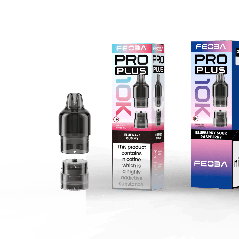 Shop FEOBA Pro Plus 10K Prefilled Pods - Blue Razz Gummy