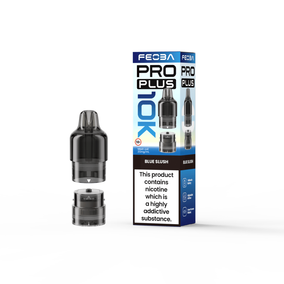 Shop FEOBA Pro Plus 10K Prefilled Pods - Blue Slush