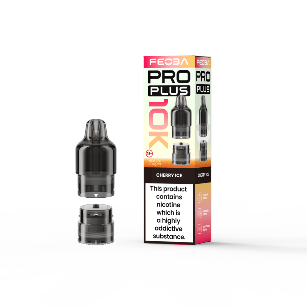 Shop FEOBA Pro Plus 10K Prefilled Pods - Cherry Ice