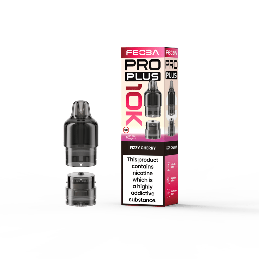 Shop FEOBA Pro Plus 10K Prefilled Pods - Fizzy Cherry