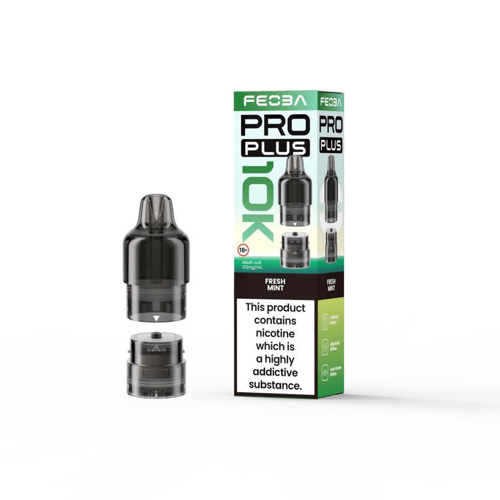 Shop FEOBA Pro Plus 10K Prefilled Pods - Fresh Mint
