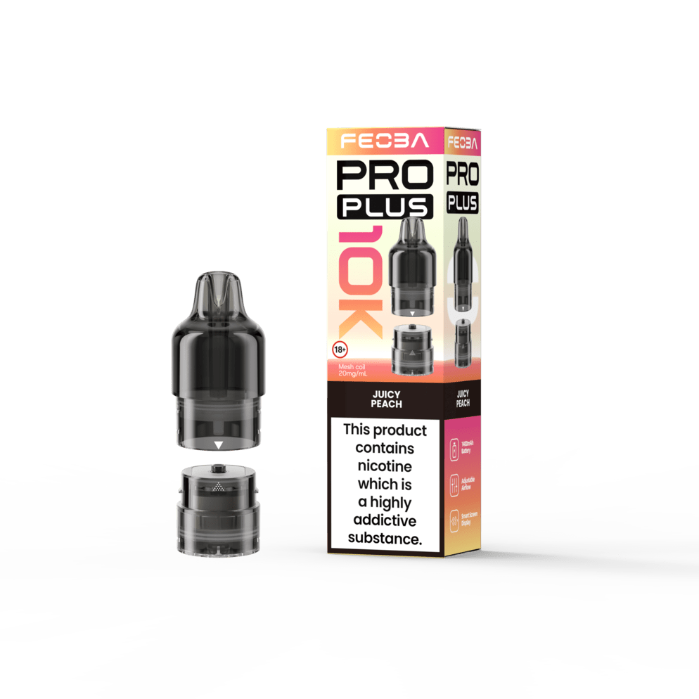 Shop FEOBA Pro Plus 10K Prefilled Pods - Juicy Peach