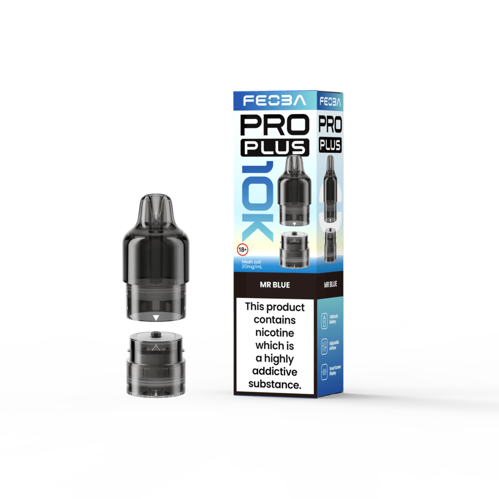 Shop FEOBA Pro Plus 10K Prefilled Pods - Mr Blue