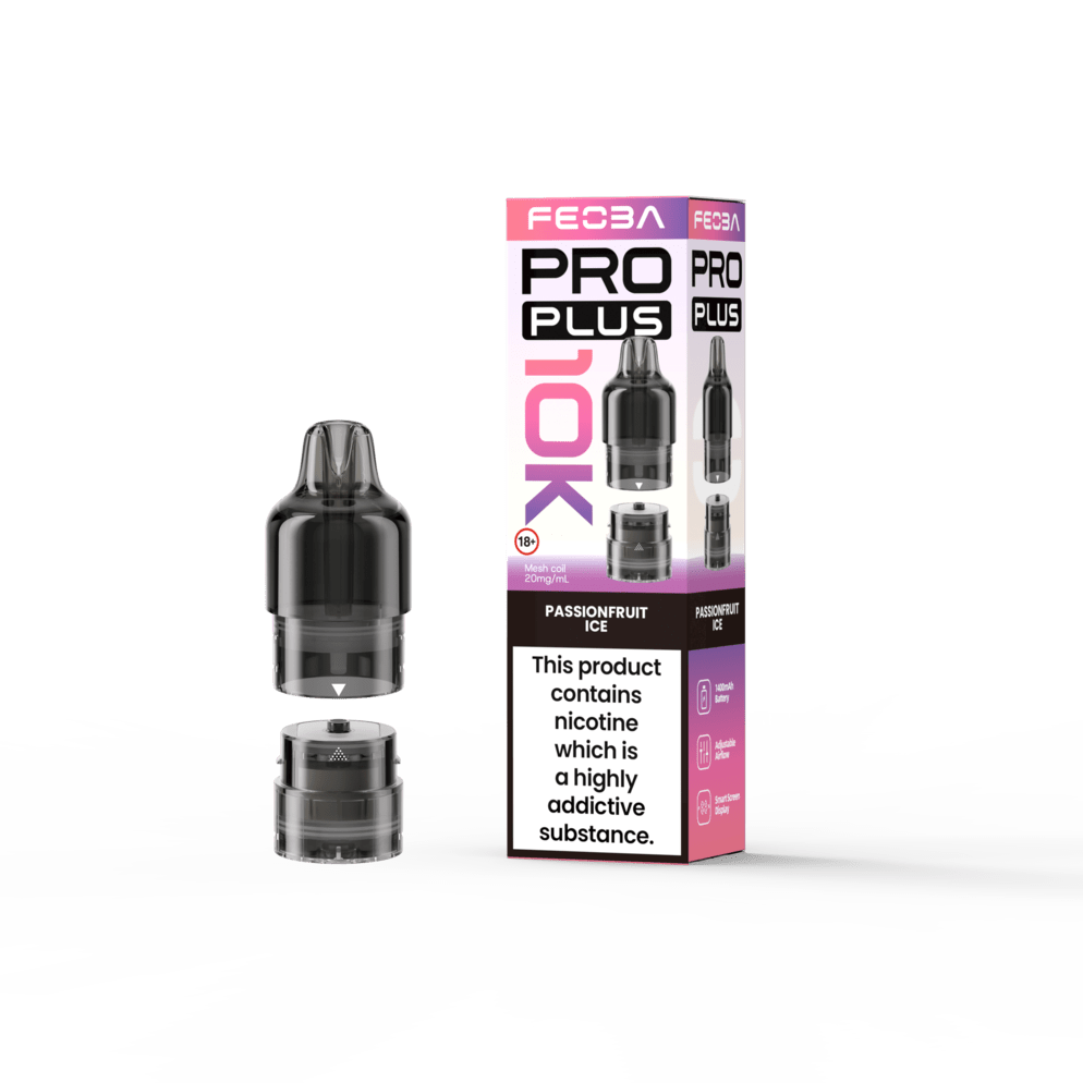 Shop FEOBA Pro Plus 10K Prefilled Pods - Passionfruit Ice