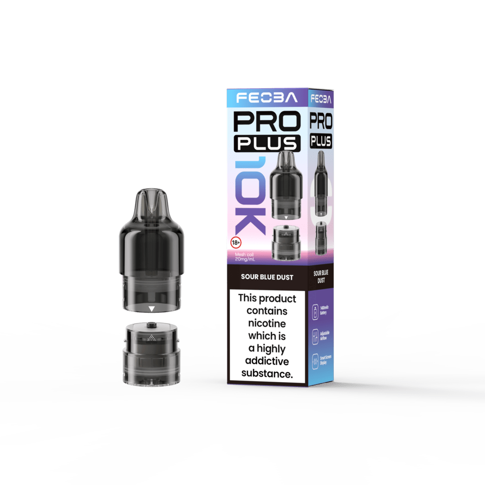 Shop FEOBA Pro Plus 10K Prefilled Pods - Sour Blue Dust