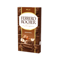 Shop Ferrero Rocher Original Milk Chocolate Bar (90G) - Single Bar
