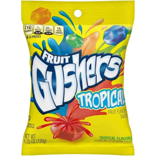 Shop Fruit Gushers Tropical Flavour Peg bag - 4.25oz (120g) - 
