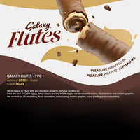 Shop Galaxy Milk Chocolate Crispy Flutes Dubai Import - (22.5g) - Case of 12