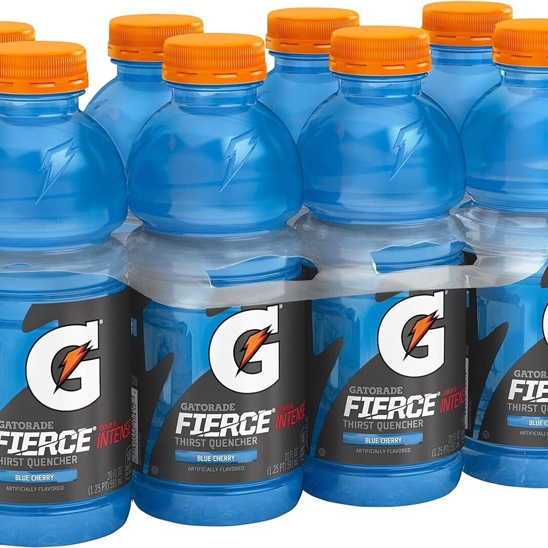 Shop Gatorade Fierce Blue Cherry - 20fl.oz (591ml) 24 Pack - 