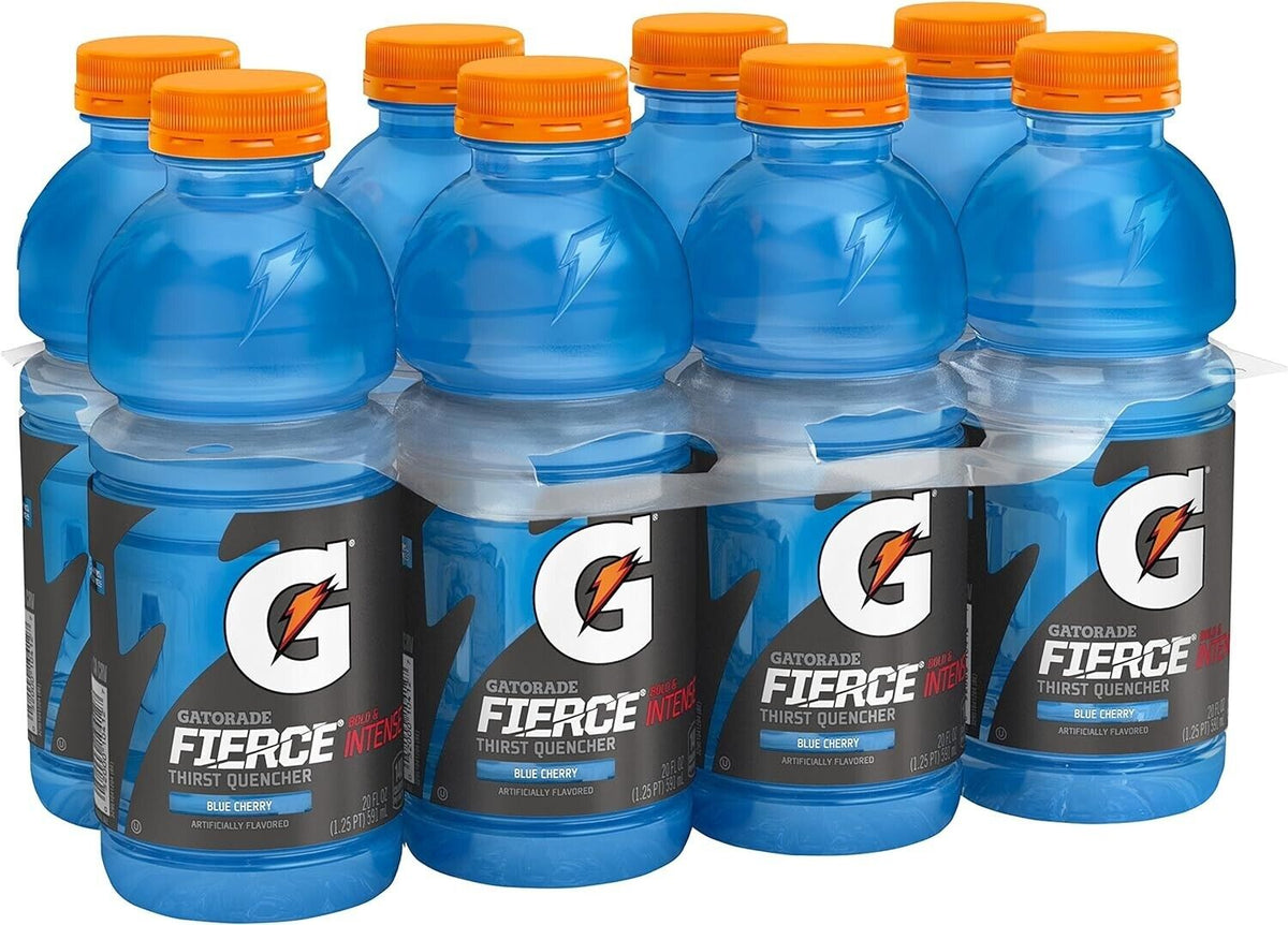 Shop Gatorade Fierce Blue Cherry - 20fl.oz (591ml) 24 Pack - 