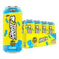 Shop Ghost Energy Drink Sour Patch Kids Blue Raspberry - 16oz (473ml) - 12 - pack