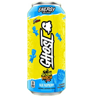 Shop Ghost Energy Drink Sour Patch Kids Blue Raspberry - 16oz (473ml) - single - can - 1