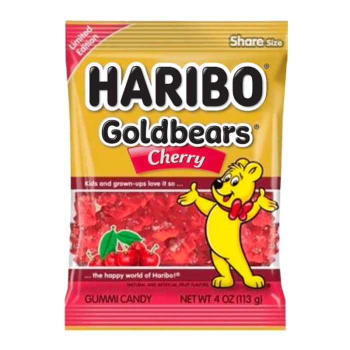 Shop Haribo Gold Bears Cherry 4oz (113g) - 