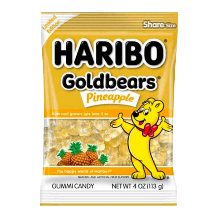 Shop Haribo Gold Bears Pineapple 4oz (113g) - 
