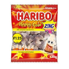 Shop Haribo Happy Cola Zing (154g) - 