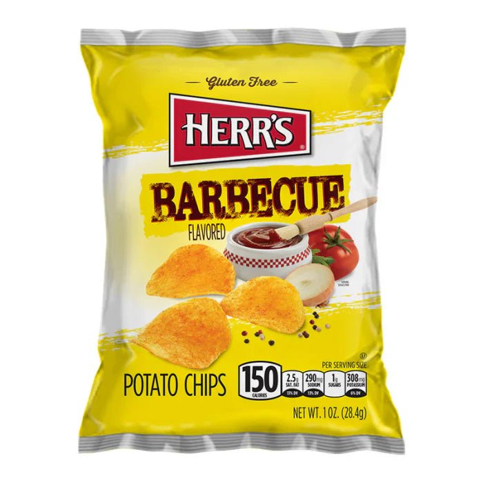 Shop Herr's Barbecue Potato Chips USA - 1oz (28g) - 
