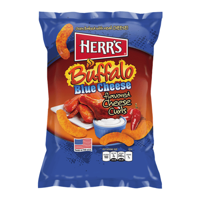 Shop Herr's Buffalo Blue Cheese Curls - 6oz (170g) - 