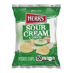 Shop Herr's Sour Cream & Onion Potato Chips USA - 1oz (28g) - 