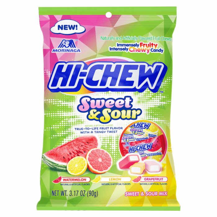 Shop Hi - Chew Sweet & Sour Mix Peg Bag - 3.17oz (90g) - 