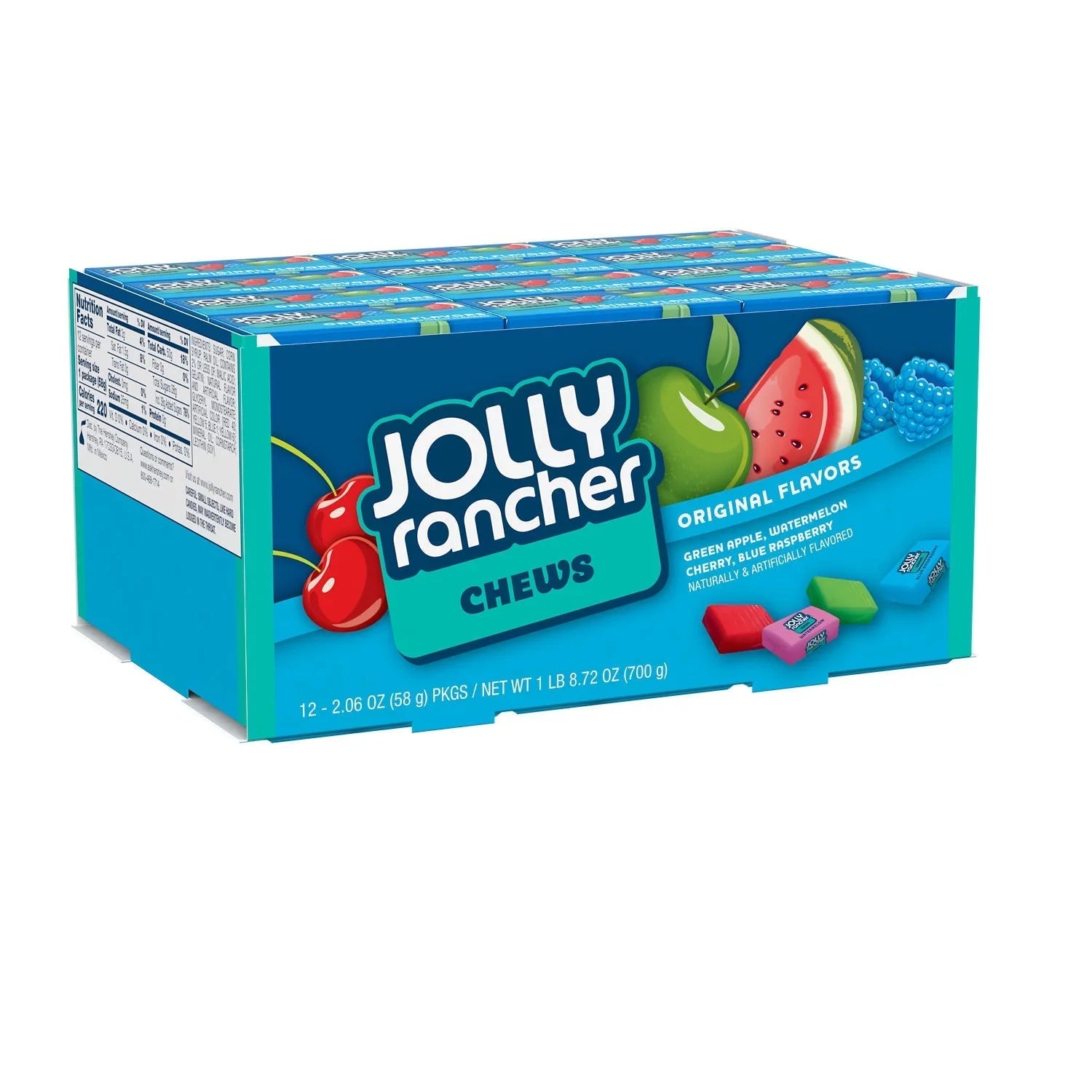 Shop Jolly Rancher Box Fruit Chews Original 2.06oz (58g) - Case of 12