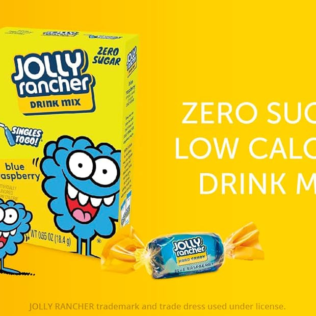 Shop Jolly Rancher Singles To Go Drink Mix Blue Raspberry - 0.65oz (18.4g) - box - of - 12