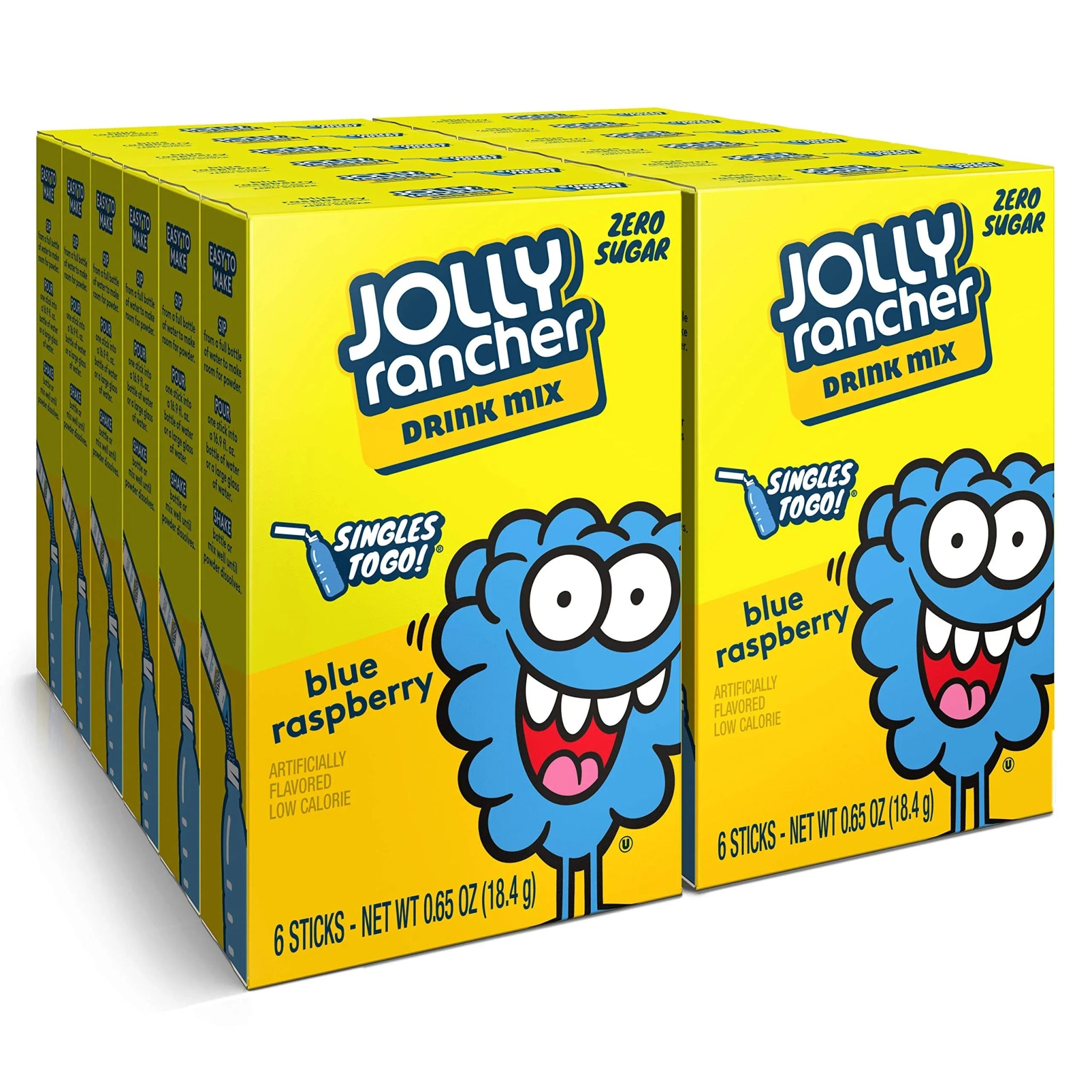 Shop Jolly Rancher Singles To Go Drink Mix Blue Raspberry - 0.65oz (18.4g) - box - of - 12